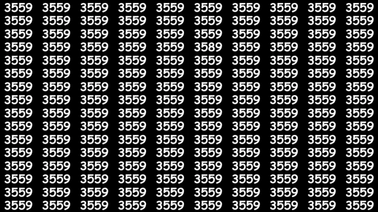 Observation Find it Out: If you have Sharp Eyes Find the Number 3589 in 20 Secs