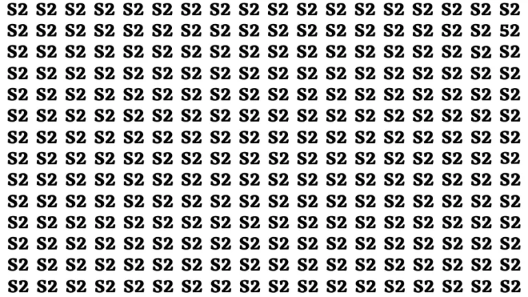 Test Visual Acuity: If you have Eagle Eyes Find the Number 52 in 15 Secs