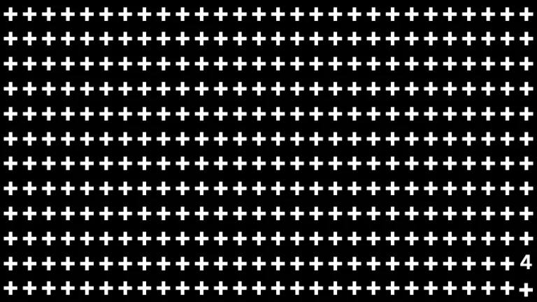 Brain Test: If you have Eagle Eyes Find the number 4 in 12 Secs