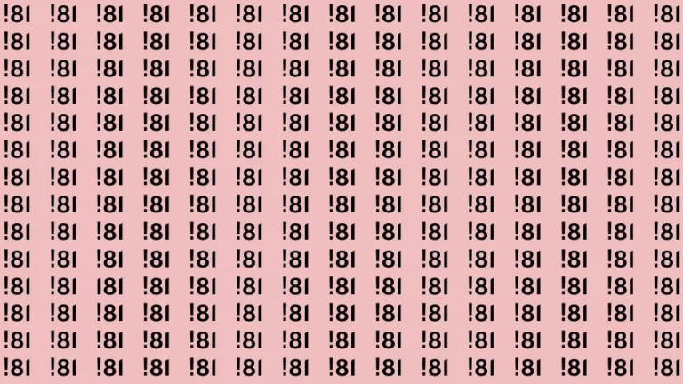 Brain Teaser: If you have Extra Sharp Eyes Find the Number 181 in 20 Secs