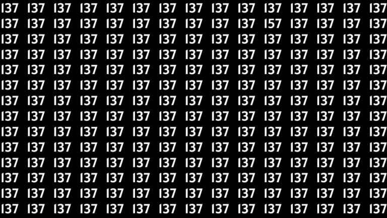 Observation Brain Challenge: If you have 4K Vision Find the Number 157 in 15 Secs