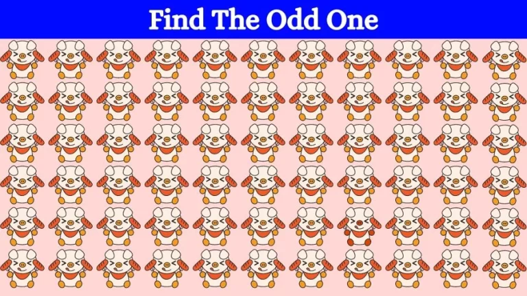 Brain Teaser to test your Eyes: Can you find the Odd One Out in this Image in 15 Secs?