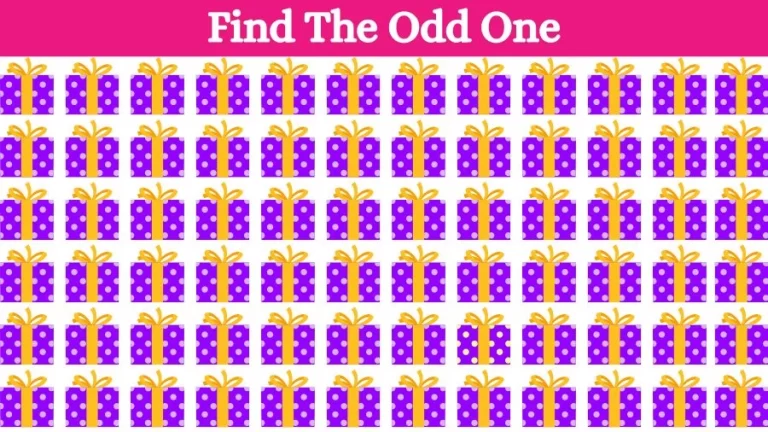 Can you Circle the Odd One Out in this Image? Observation Brain Test