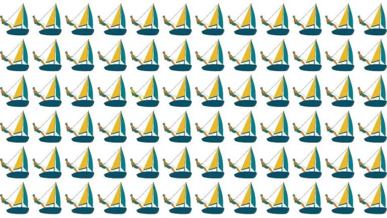 Optical Illusion Brain Challenge: Can you find the Odd Boat in 12 Seconds?