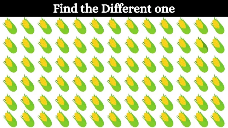 Optical Illusion Eye Test: Can you find the Odd Corn in 20 Seconds?