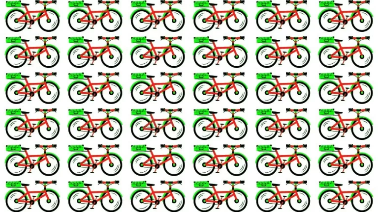 Optical Illusion Eye Test: Can you find the Odd Cycle in 20 Seconds?