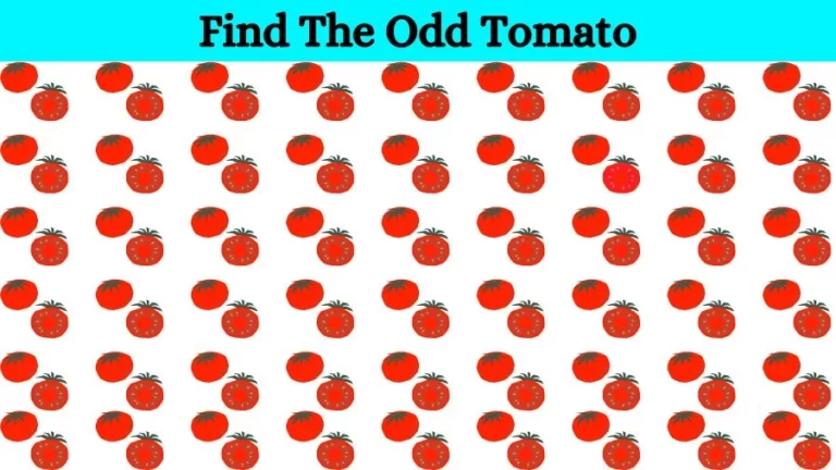 Optical Illusion Eye Test: Can you find the Odd Tomato in 20 Seconds?