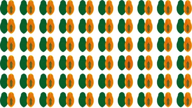 Optical Illusion Eye Test: Try to find the Odd Papaya in this Image