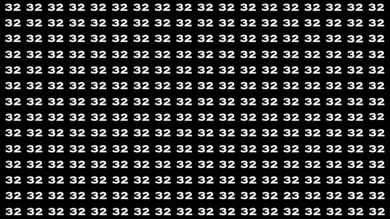 Visual Perception: If you have Eagle Eyes Find the Number 18 in 15 Secs