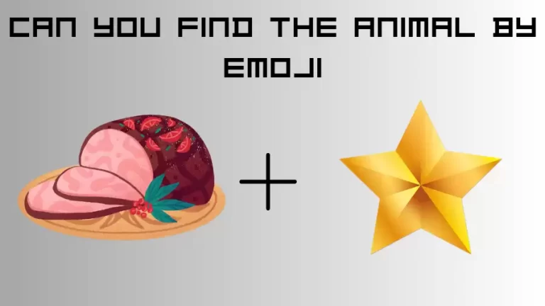 Emoji Riddles: If you are a Genius Find the Animal Name within 10 Secs