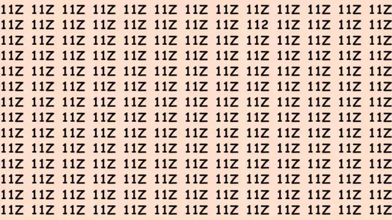 Optical Illusion Brain Test: If you have Sharp Eyes Find the Number 112 in 15 Secs