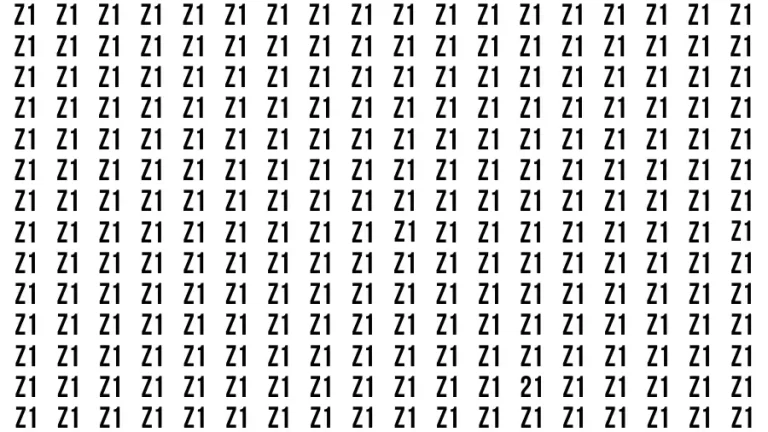 Observation Find it Out: If you have Eagle Eyes Find the number 21 in 12 Secs