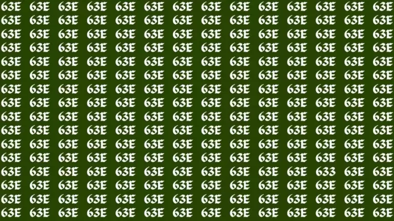 Optical Illusion Visual Test: You Need to Be Eagle Eyed to Find the Number 633 in 16 Secs