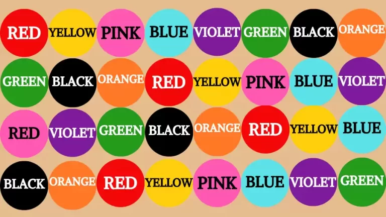 Observation Brain Challenge: Only a Genius Brain can Find the Red in Pink Color Circle