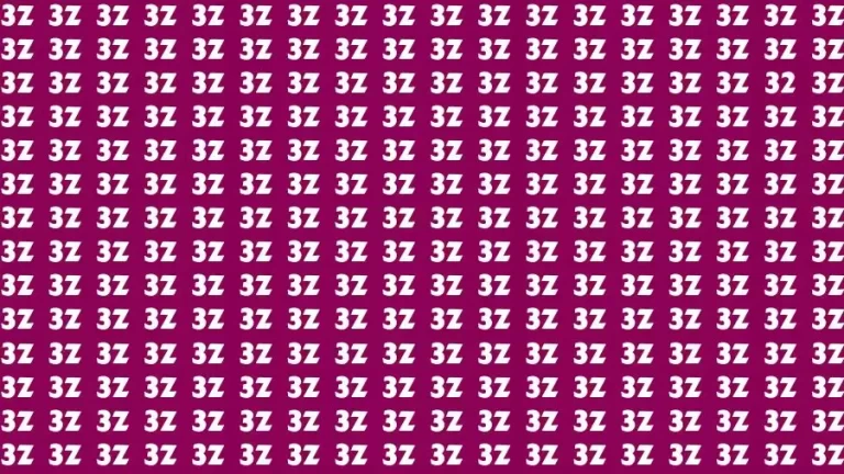 Optical Illusion Eye Test: If you have Eagle Eyes Find the Number 32 in 18 Secs