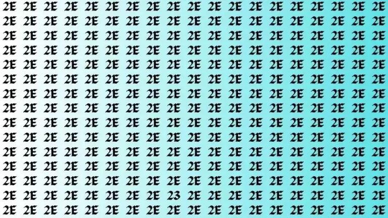 Optical Illusion Visual Test: If you have Sharp Eyes Find the Number 23 in 10 Secs