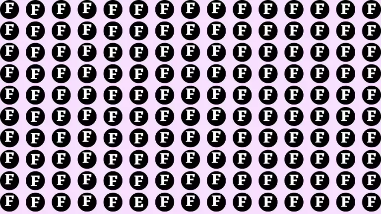 Visual Test: You Need to Be Eagle Eyed to Spot Hidden Letter E in Sea of Fs in 10 Seconds