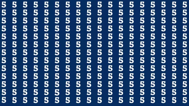 Brain Teasers for Geniuses: Find the Number 8 among 5s in 20 Seconds