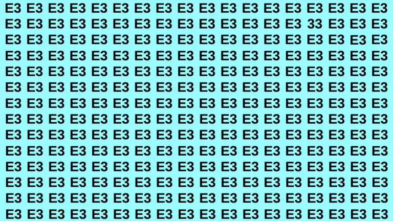 Observation Brain Challenge: Only People With Hawk Eyes Can Spot the Number 33 in 10 Secs