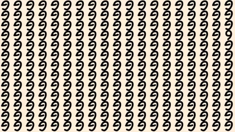 Observation Visual Test: Only Detective Brains Can Find the Number 9 in 15 Secs