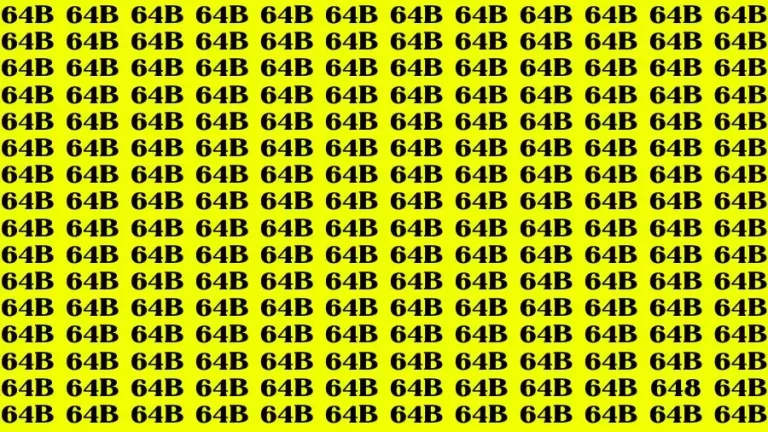 Optical Illusion Visual Test: Only 5% People Can Find the Number 648 in 16 Secs