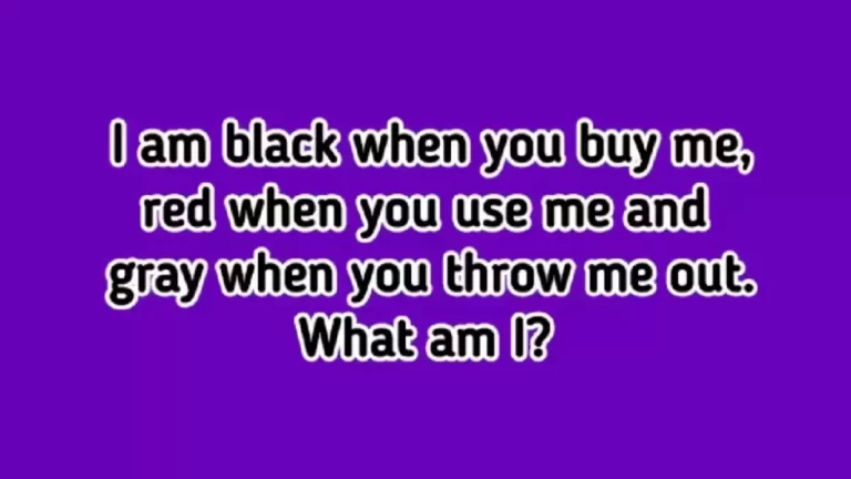 Can You Answer This Tricky Riddle In 10 Secs?