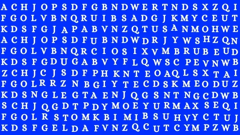 Observation Skill Test: If you have Sharp Eyes Find the Word Stay in 12 Secs