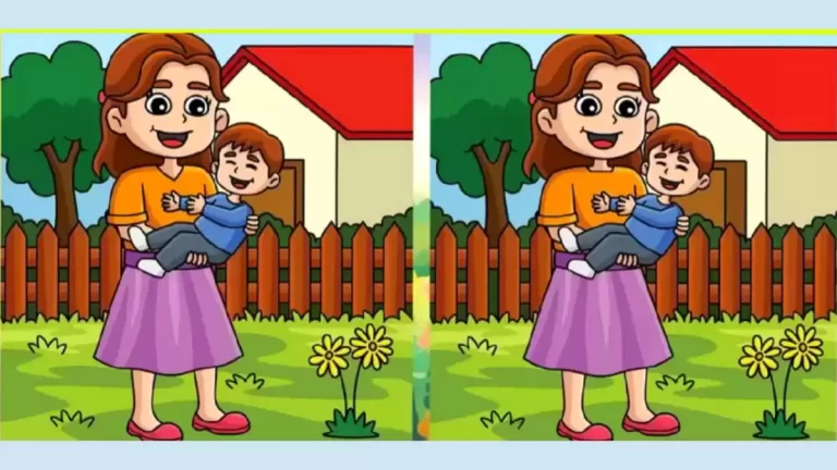 Use your Hawk eyes and spot 3 differences in the Sister and Brother picture in 10 seconds
