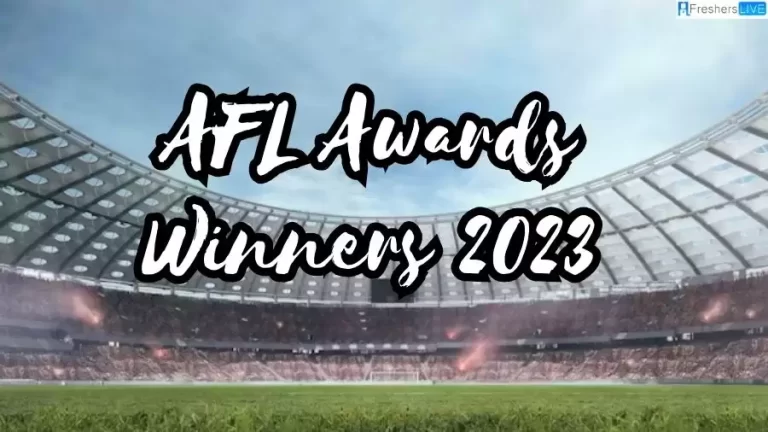 AFL Awards Winners 2023, When is AFL Awards Night 2023? Where To Watch The AFL Awards Night?