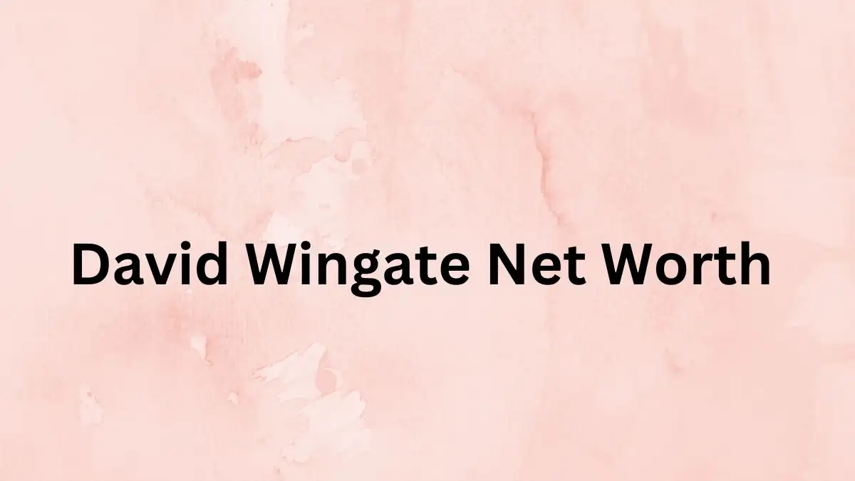 David Wingate Net Worth in 2024 How Rich is He Now?