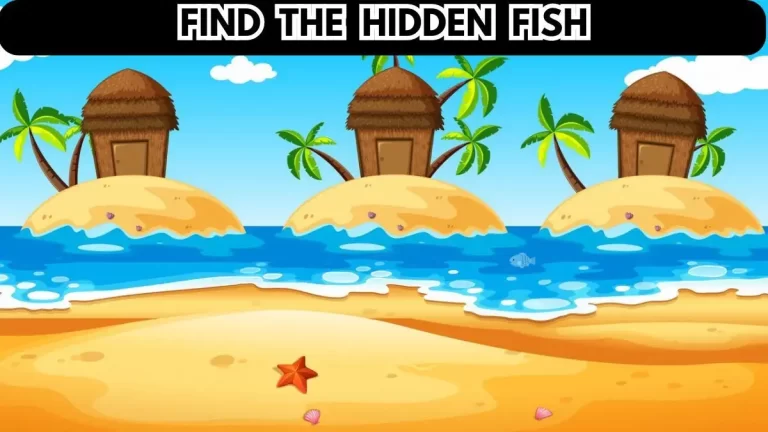 Optical Illusion Challenge: Can you Find the Hidden Fish in 8 Secs